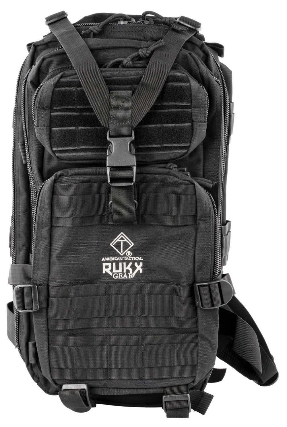 RUKX GEAR Tactical 1 Day 600D Polyester 18 x 11 x 11 Black