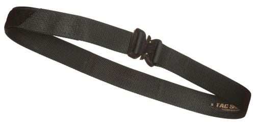 TACSHIELD (MILITARY PROD) Tactical Gun Belt with Cobra Buckle 38-42 Webbing Black Large 1.50 Wide