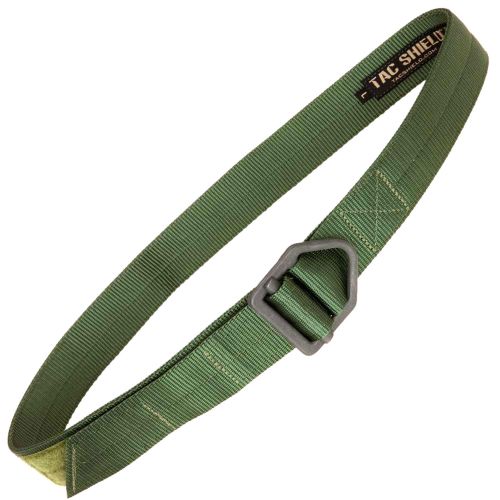 TACSHIELD (MILITARY PROD) Tactical Riggers Belt 30-34 Double Wall Webbing OD Green Small 1.75 Wide