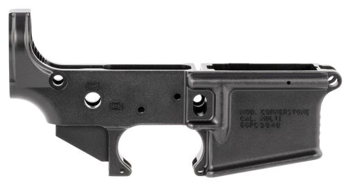 Grey Ghost Precision Cornerstone Lower Multi-Caliber Black Anodized Finish 7075-T6 Aluminum Material with Mil-Spec Dimensio