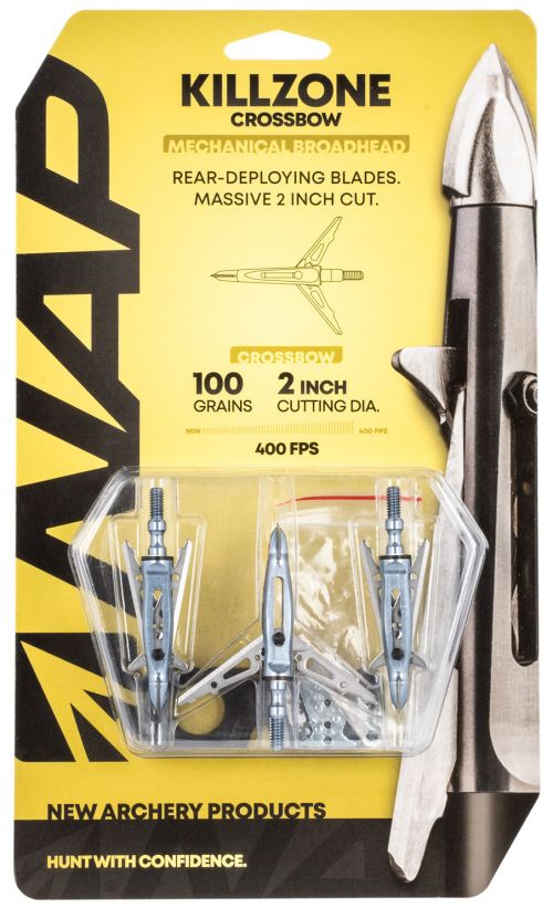 NAP Killzone Crossbow 100 grain Broadhead 3 Pack