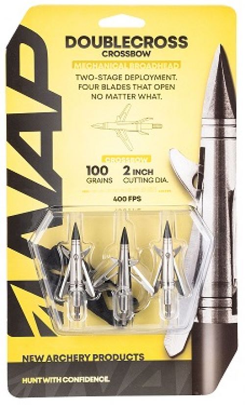 NAP Spitfire Doublecross X-Bow 100 grain Broadhead 3 Pack