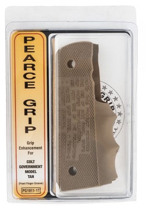 Pearce Grip Finger Groove Insert Tan