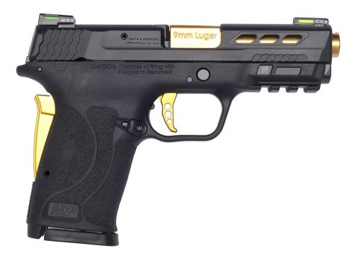 Smith & Wesson Performance Center M&P 9 Shield EZ M2.0 Gold Ported No Thumb Safety 9mm Pistol