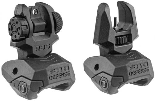 Fab Defense Front/Rear Flip Up AR 15 Sights