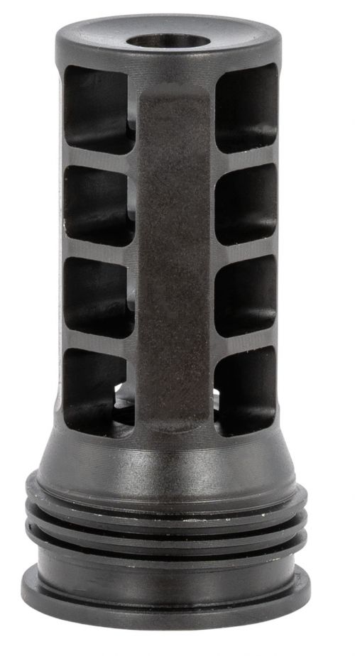 Huxwrx 1628 QD 762 Muzzle Brake Black with 1/2-28 tpi Threads & 2.30 OAL for 30 Cal AR-Platform