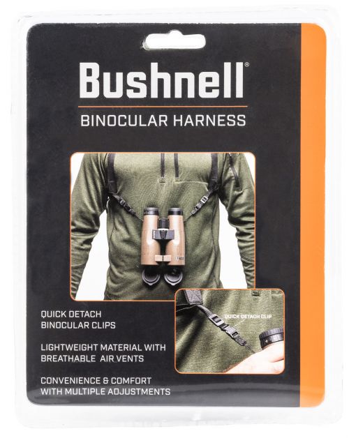 Bushnell Universal Binocular Harness Mesh Black with Quick Release Clips