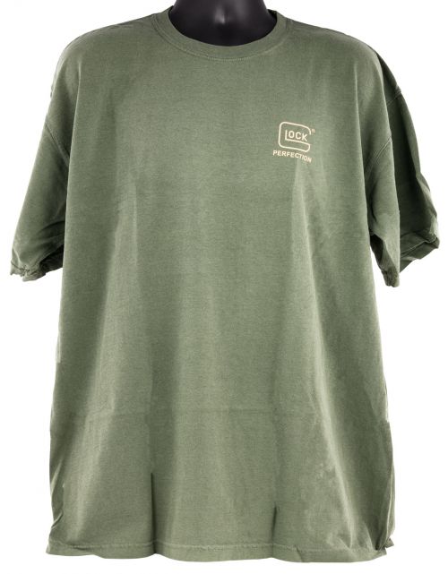 Glock Perfection Green 2XL Short Sleeve