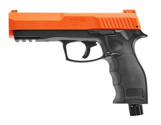 RWS/Umarex T4E-P2P HDP CO2 50 Cal Pepper Ball 6rd Black Frame Orange Polymer Slide Black Polymer Grip