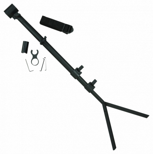 Hunters Specialties 00614 V-Pod Shooting Stick For Shotguns Includes 12 & 20 Gauge Mount Clip, Gun Stock Buddy, Carry Strap