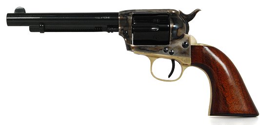 TRI-STAR SPORTING ARMS Stallion Revolver w/Walnut Grips & Case Blue Hardene