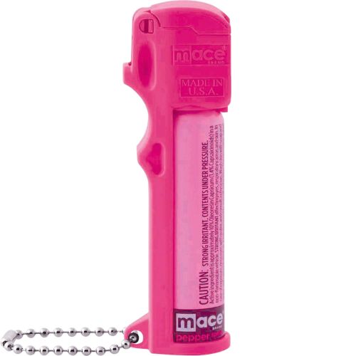 Mace Personal Pepper Spray 18 Grams OC Pepper 12 ft Range Pink