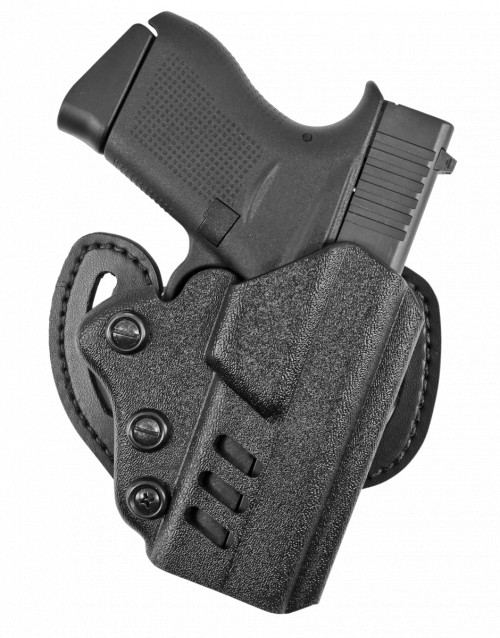 DeSantis Gunhide 042KAB2Z0 Facilitator OWB Black Kydex Belt Slide Compatible w/Glock 17/47 Belt 1.75 Wide Right Hand