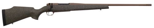 Weatherby Mark V Weathermark LT Speckled FDE 6.5 Weatherby RPM Bolt Action Rifle