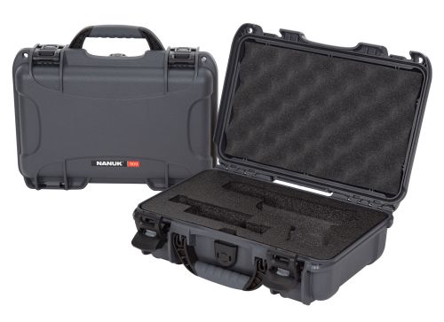 Nanuk 909-7 909 For Glock Compatible Pistol Case Graphite Polyethylene