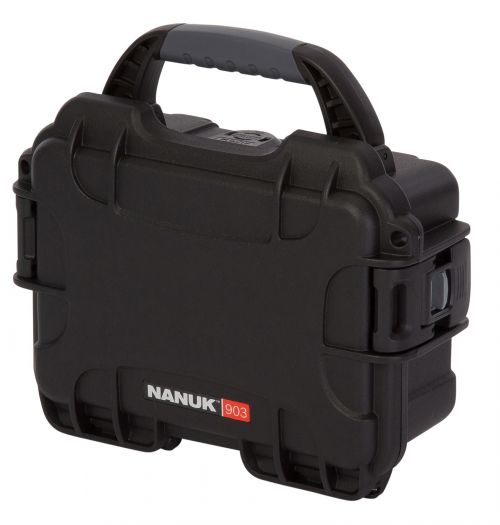 Nanuk 903 Case with Foam Small Polyethylene Black