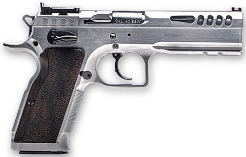 Italian Firearms Group (IFG) Stock Master 9mm 4.75 16+1 Hard Chrome Black Polymer Grip