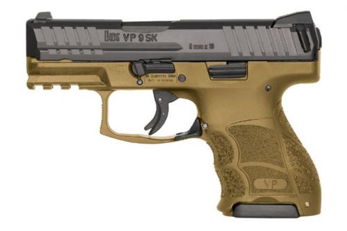 Heckler & Koch H&K VP9 SK 9mm 3.39 (1) 10rd & (1) 13rd Mag Black/FDE