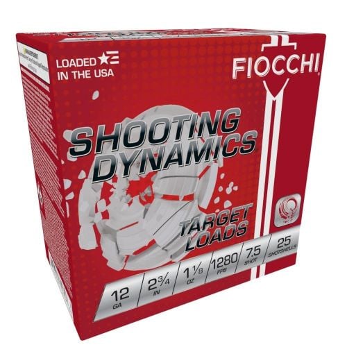 Fiocchi Shooting Dynamics Target  12 GA 2.75 1 1/8 oz  #7.5  25rd box
