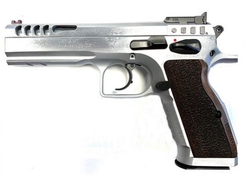 Italian Firearms Group (IFG) Stock Master 45 ACP 4.75 10+1 Hard Chrome Black Polymer Grip