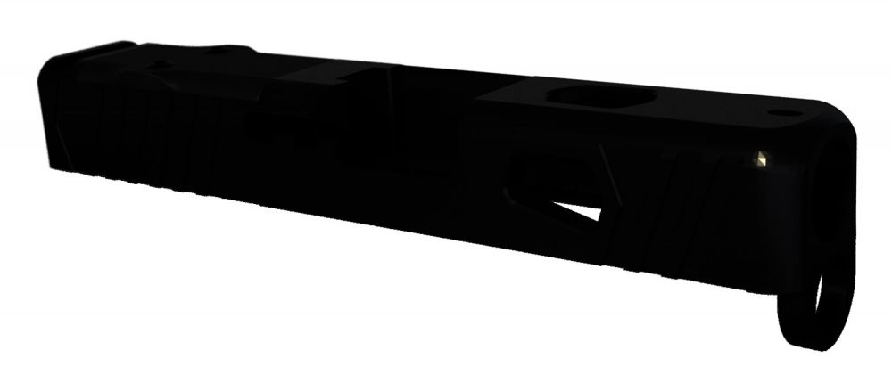 Rival Arms Precision Slide fits For Glock 26 Gen3-4 Docter Cut Black QPQ Case Hardened 17-4 Stainless Steel