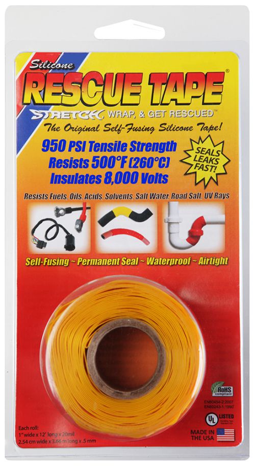 Harbor Rescue Tape 1x12x20mm Silicone Yellow