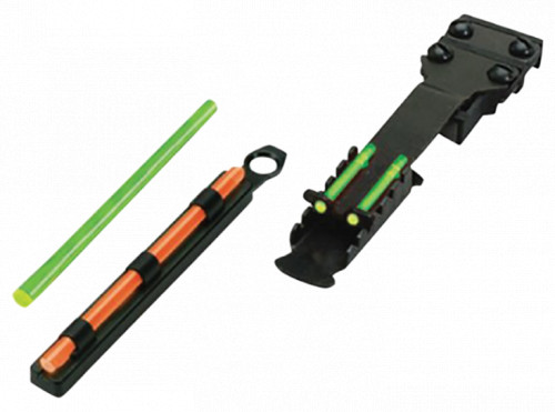 HiViz TB2004 Tombuster II Turkey/Deer Sight Set Black | Green/Red Fiber Optic