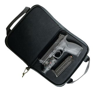 G*Outdoors Memory Foam Pistol Case Large Black 1 Handgun