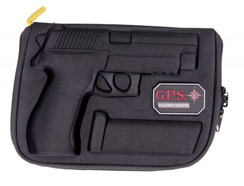 G*Outdoors Molded Pistol Case Black 1 Handgun for Sig P226,228,229,220,SP2022 w/wo Rails