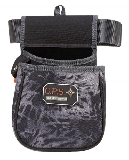 G*Outdoors Contoured Double Shotshell Pouch with Web Belt PRYM1 Black