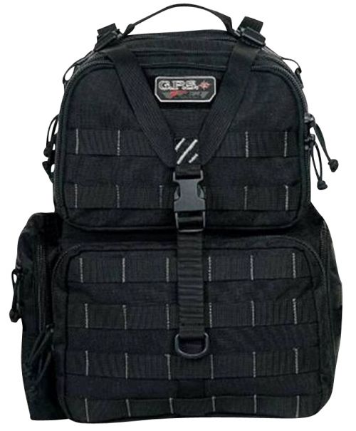 G*Outdoors Tactical Range Bag Black 1000D Nylon 4 Handguns