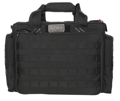 G*Outdoors Tactical Range Bag Black 1000D Nylon Teflon Coating 5 Handguns