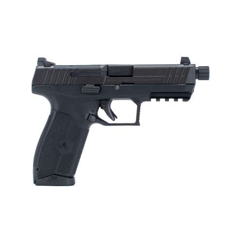 IWI US, Inc. US MASADA 9mm 4.60 Threaded Barrel 17+1 Black Steel Slide Black Interchangeable Backstrap Grip