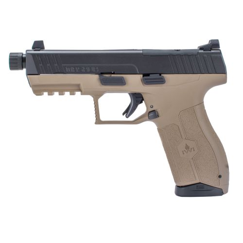 IWI US, Inc. US MASADA 9mm 4.60 Threaded Barrel 17+1 Flat Dark Earth Flat Dark Earth Interchangeable Backstrap Grip