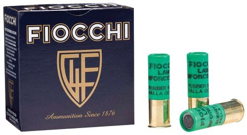 Fiocchi Rubber Baton 12 Gauge 2.75 1 oz Slug Shot 10 Bx/ 25 Cs