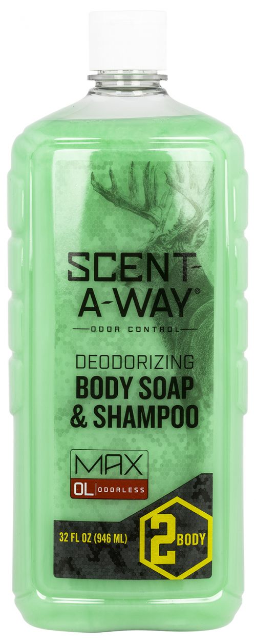 Hunters Specialties Scent-A-Way Body Wash/Shampoo Odor Eliminator Odorless 32 oz