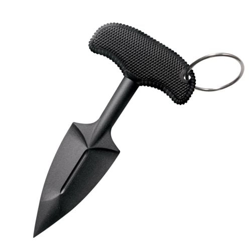 Cold Steel FGX Push Blade II 2.25 Spear Point Plain Griv-ex Black Kray-Ex Handle Fixed