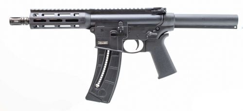 Smith & Wesson M&P15-22 22 Long Rifle 8in Black Modern Sporting Pistol - 25+1 Rounds - WITHOUT BRACE