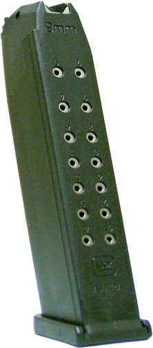 Glock 9MM 17 Round Blue Magazine For Glock 17