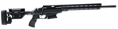 Tikka T3 T3x Tac A1 308 Win 20 10+1 Black Black Fixed w/Aluminum Bedding Stock Black Polymer Grip Right Hand