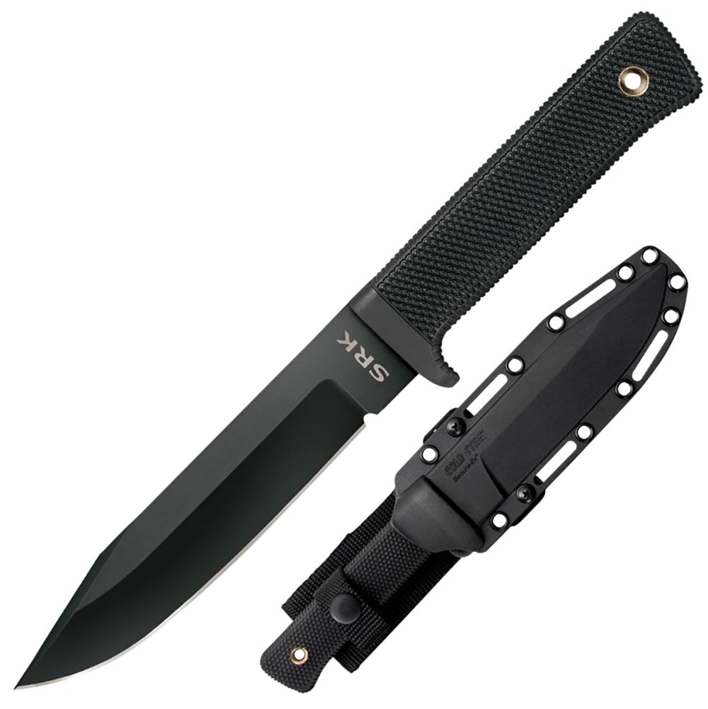 Cold Steel SRK 6 Fixed Plain SK-5 w/Black Tuff-Ex Finish Blade 10.75 Handle