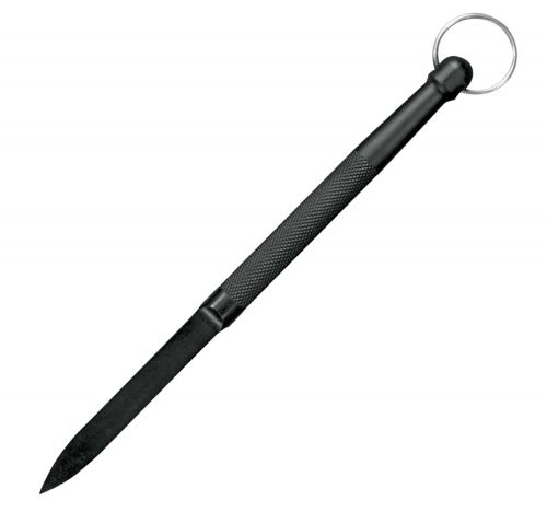 Cold Steel Delta Dart 3.38 Fixed Plain Zy-Ex Black Handle