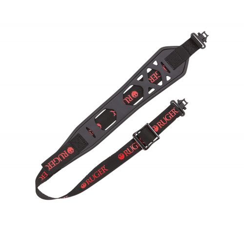 Allen Ruger Boulder Sling 1 Padded Black w/Red Ruger Logo Rubber Rifle Ruger Rifles