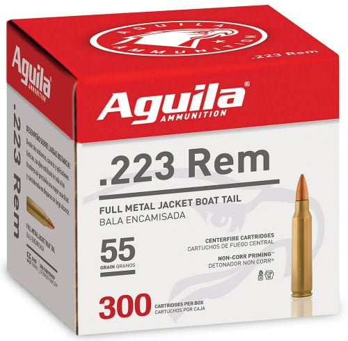 Aguila Target & Range Full Metal Jacket 223 Remington Ammo 300 Round Box