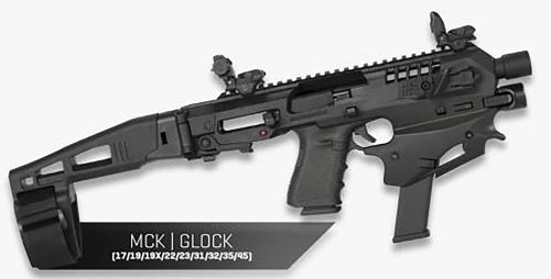 Command Arms MCK Conversion Kit Synthetic Black Stock for P80 with V1/V2 Slide.