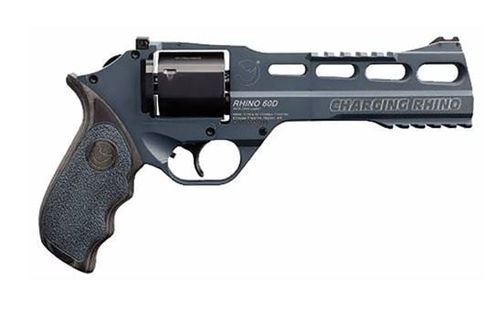 Chiappa Firearms Rhino 60DS Gen II 9mm Luger 6rd 6 Kobalt Kinetics Slate Cerakote Frame & Barrel Black Cylinder Gray & B