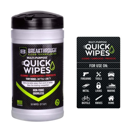 Breakthrough Clean BT-CLP-QW-50 Quick Wipes 3.50x 3.50x 6.50 Wipes 50 Count