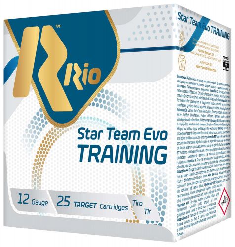 Rio Ammunition Star Team Training 24 Light 12 Gauge 2.75 7/8 oz 7.5 Shot 25 Bx/ 10 Cs