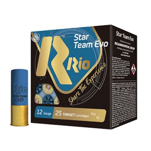 Rio Ammunition Star Team Training 24 12 Gauge 2.75 7/8 oz 8 Shot 25 Bx/ 10 Cs