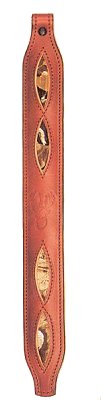 AA&E Leathercraft Brown Tapered Sling w/Advantage Timber Inl